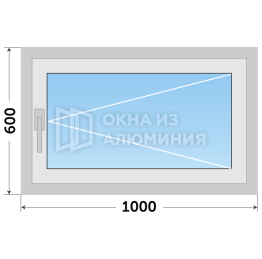 Алюминиевое остекление в квартиру на заказ AL-323
